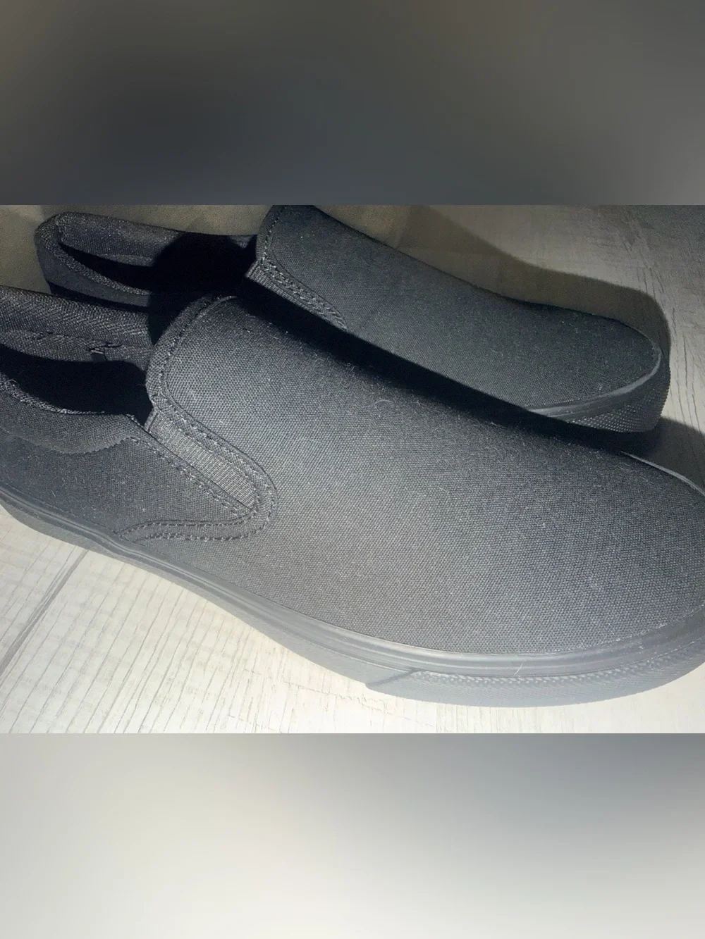 Classic Slip-On Canvas Men’s Shoe - Black